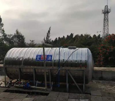 臥式不銹鋼圓形水箱
