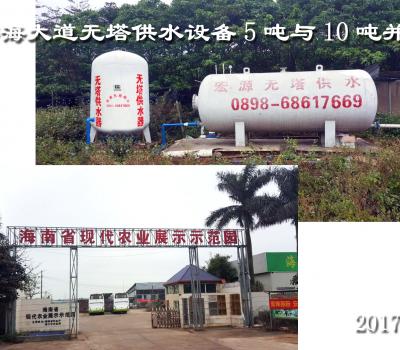 ?？谑幸４蟮罒o塔供水設備5T與10T并聯(lián)