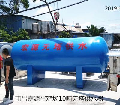 2019.5.17屯昌嘉源蛋雞場(chǎng)10噸無塔供水器