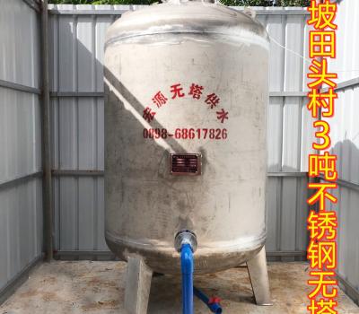 2020.10.12?？谑腥T坡鎮(zhèn)田頭村3噸不銹鋼無塔供水