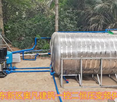 2020.12.5江東新區(qū)奧凡建筑7.5KWx2一控二恒壓變頻供水